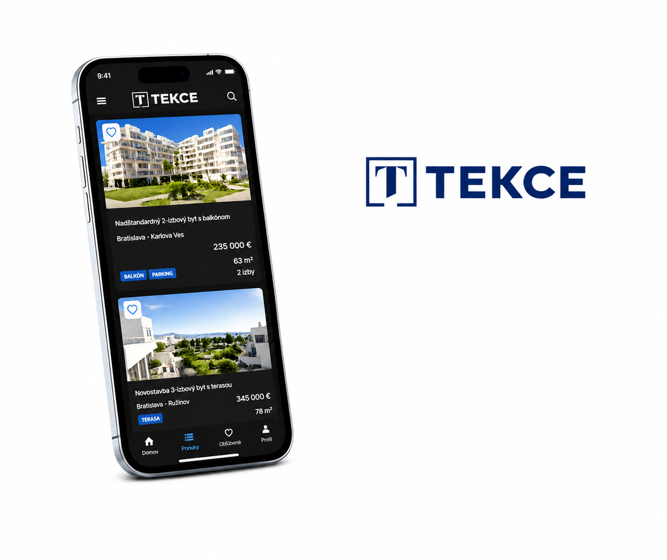 Tekce app on phone